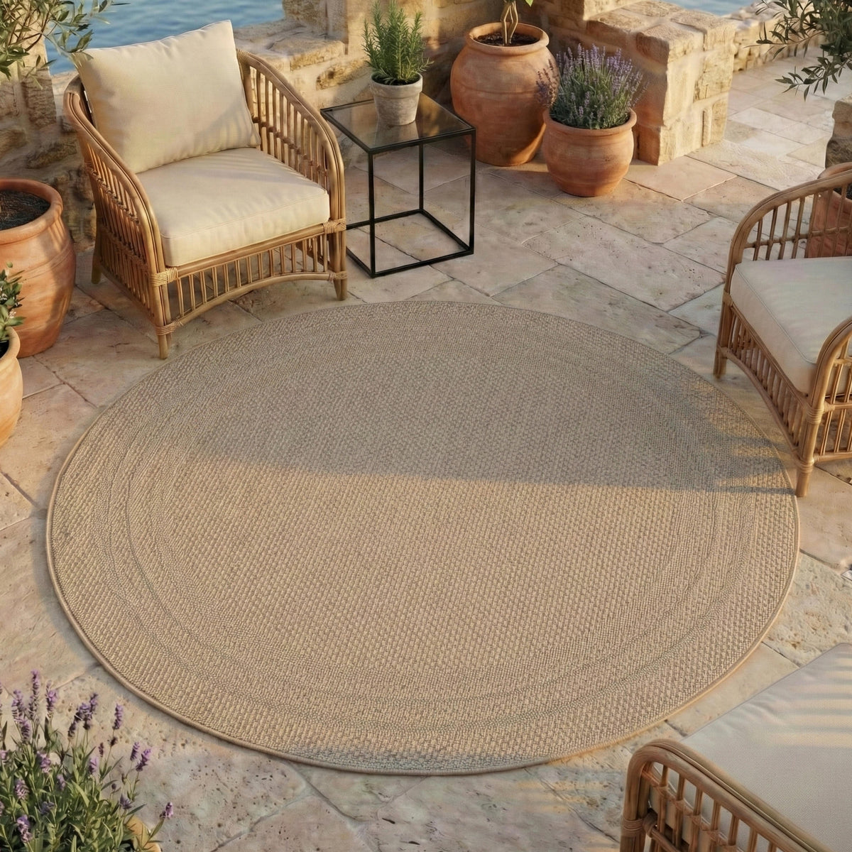 Desert 1304 Beige Outdoor Teppich