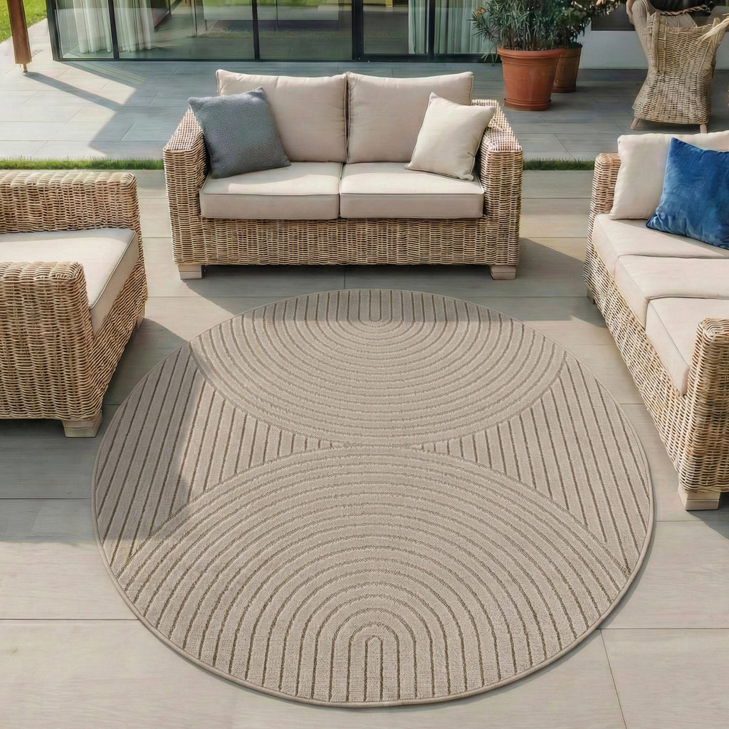 Nova 1201 Beige In-/Outdoor Teppich