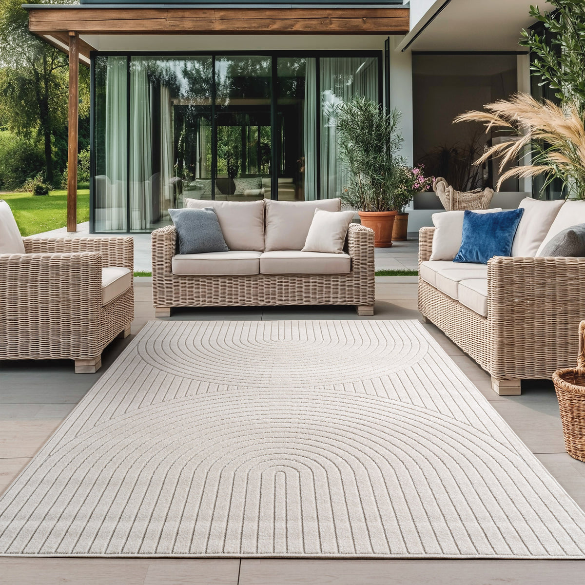 Nova 1201 Cream In-/Outdoor Teppich
