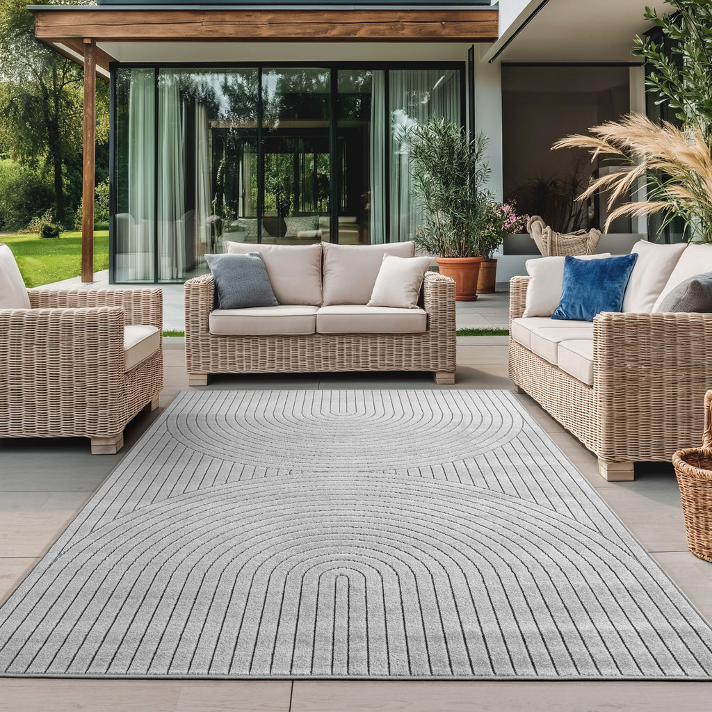 Nova 1201 Silver In-/Outdoor Teppich