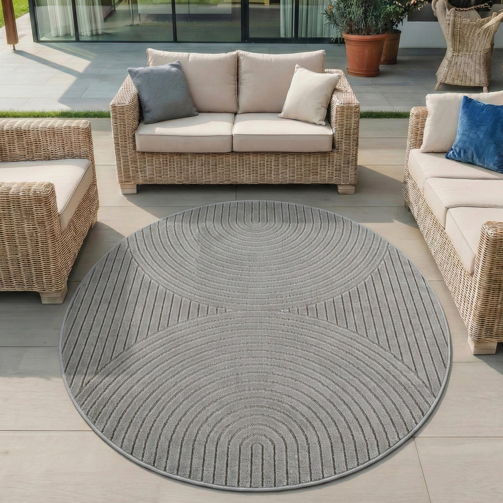 Nova 1201 Silver In-/Outdoor Teppich