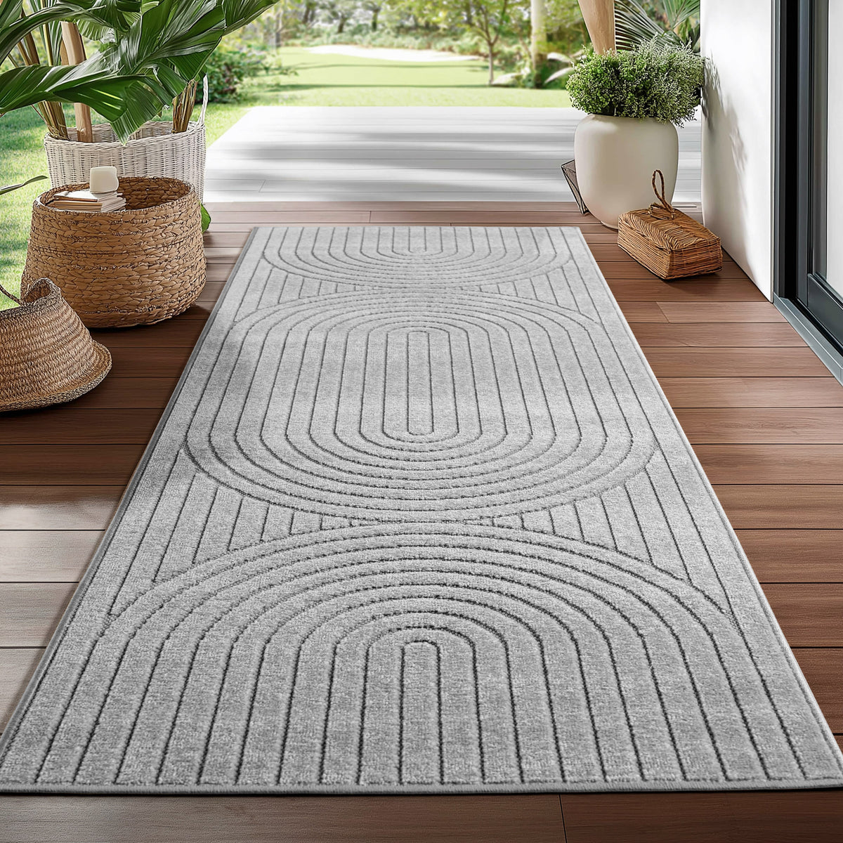 Nova 1201 Silver In-/Outdoor Teppich