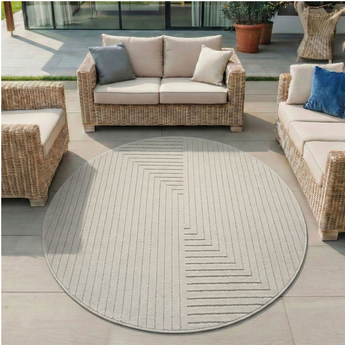 Nova 1202 Cream In-/Outdoor Teppich