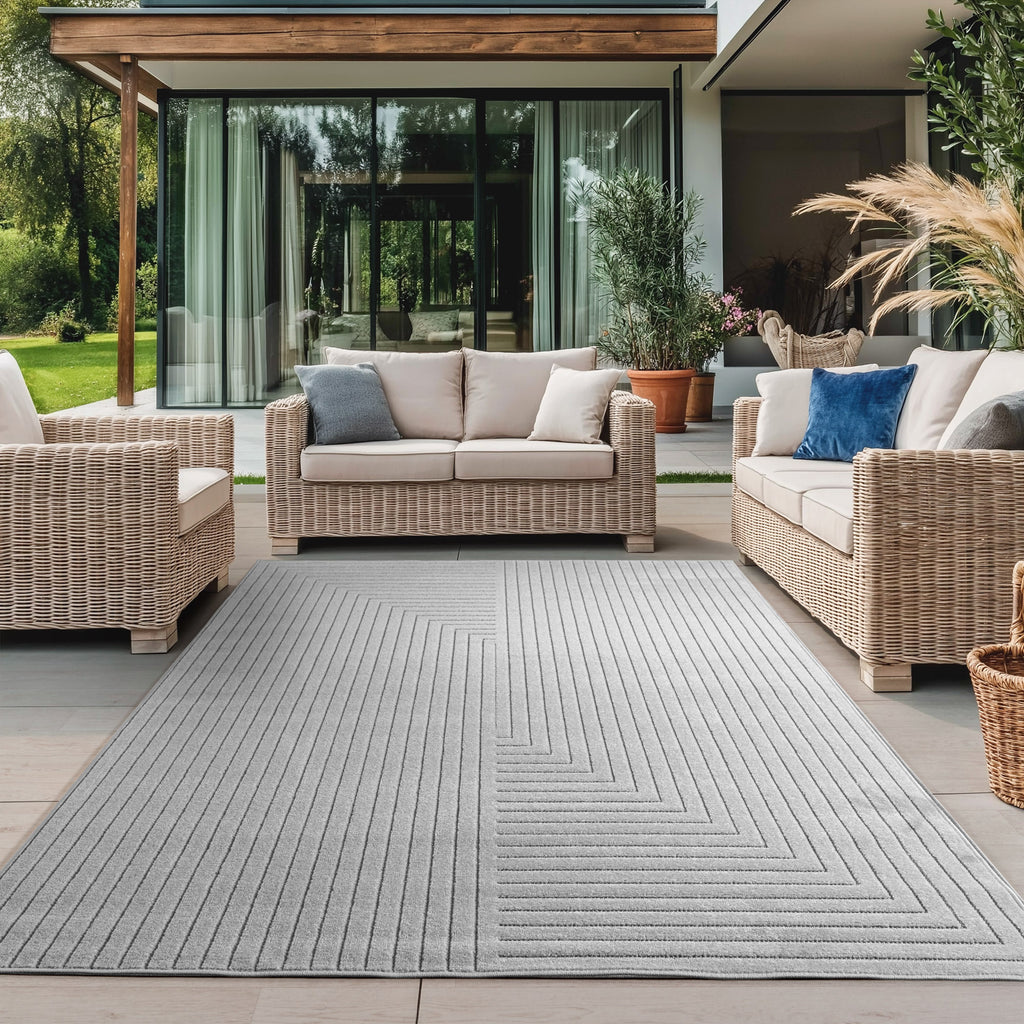 Nova 1202 Silver In-/Outdoor Teppich