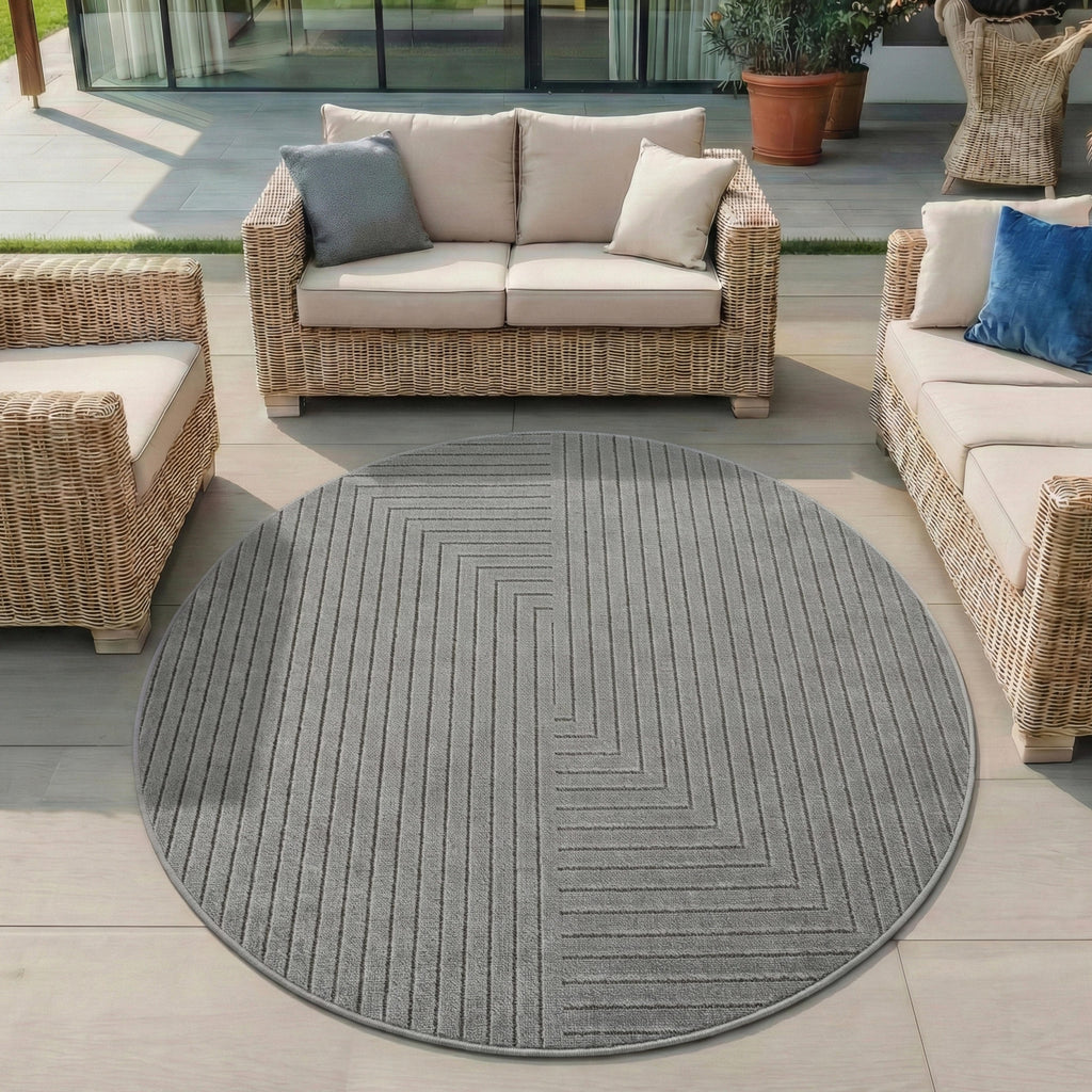 Nova 1202 Silver In-/Outdoor Teppich