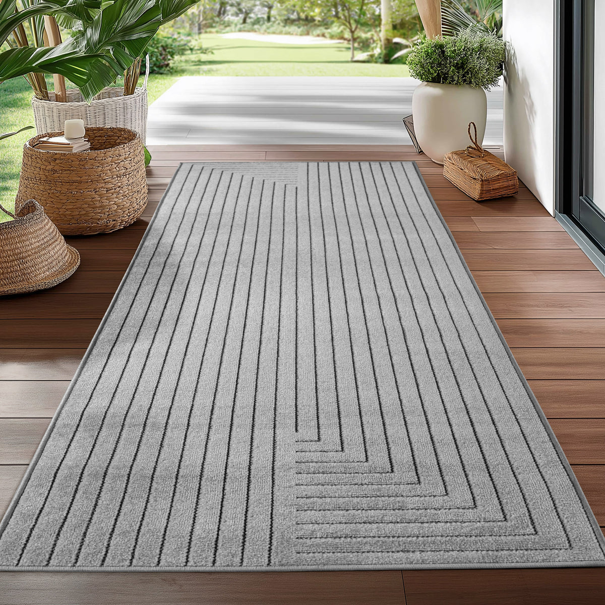 Nova 1202 Silver In-/Outdoor Teppich