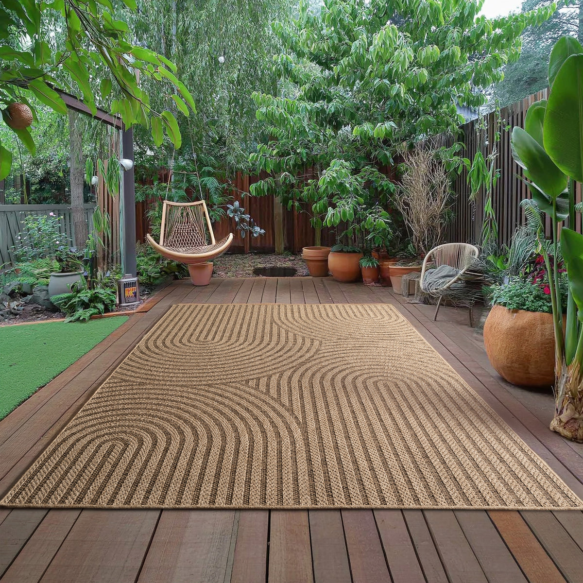Timber 1401 Beige In-/Outdoor Teppich