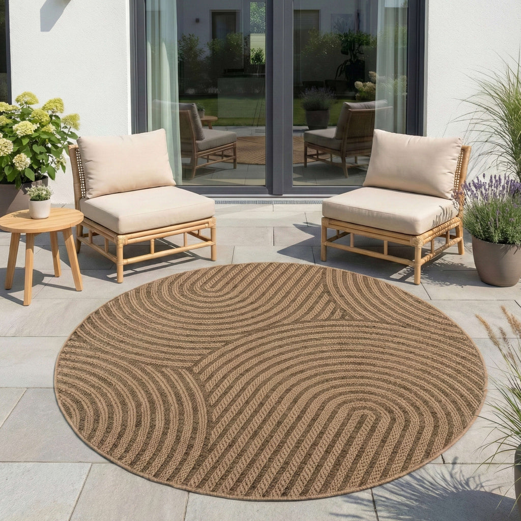 Timber 1401 Beige In-/Outdoor Teppich