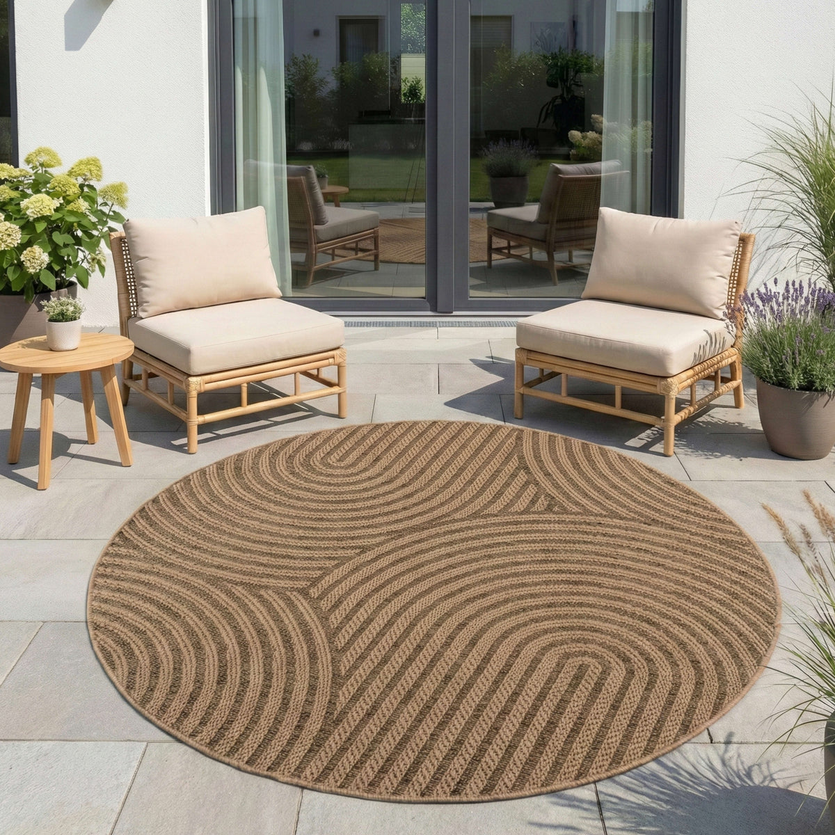 Timber 1401 Beige In-/Outdoor Teppich