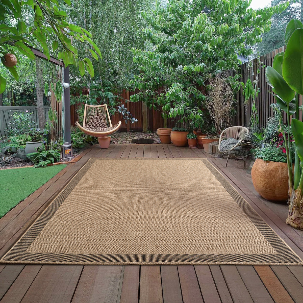 Timber 1402 Beige In-/Outdoor Teppich