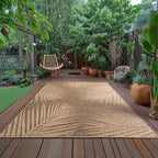 Timber 1403 Brown In-/Outdoor Teppich