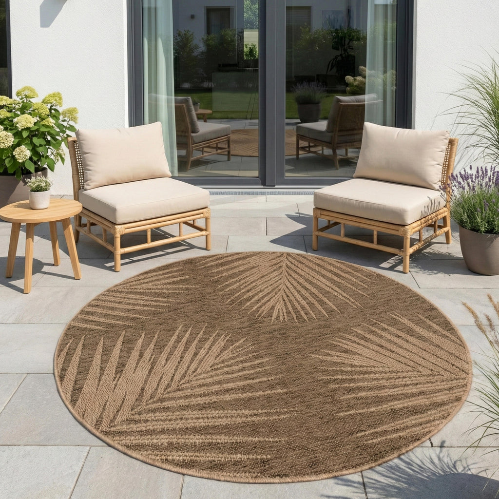 Timber 1403 Brown In-/Outdoor Teppich