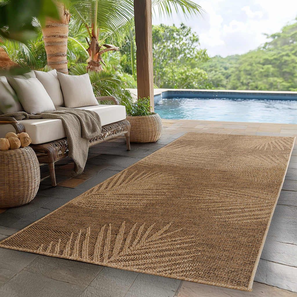 Timber 1403 Brown In-/Outdoor Teppich