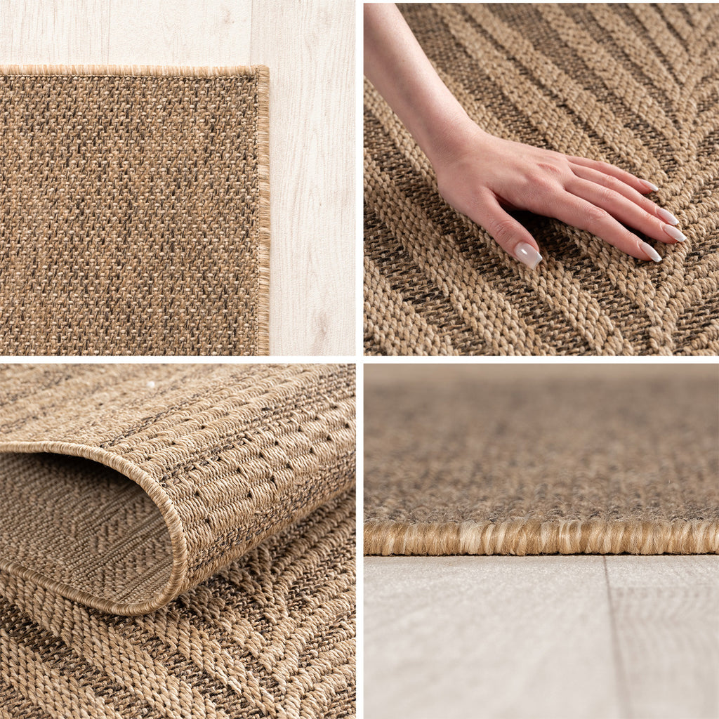 Timber 1403 Brown In-/Outdoor Teppich
