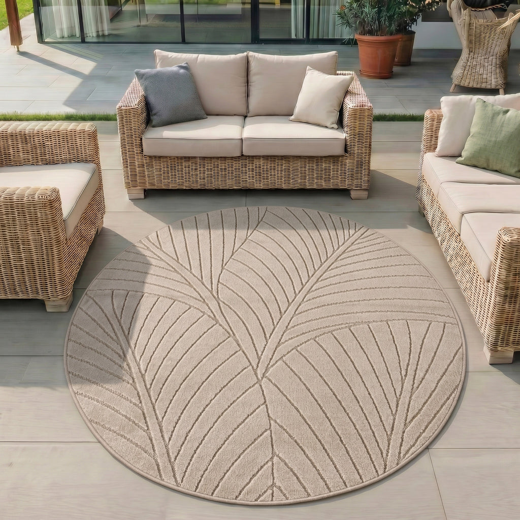 Nova 1203 Beige In-/Outdoor Teppich
