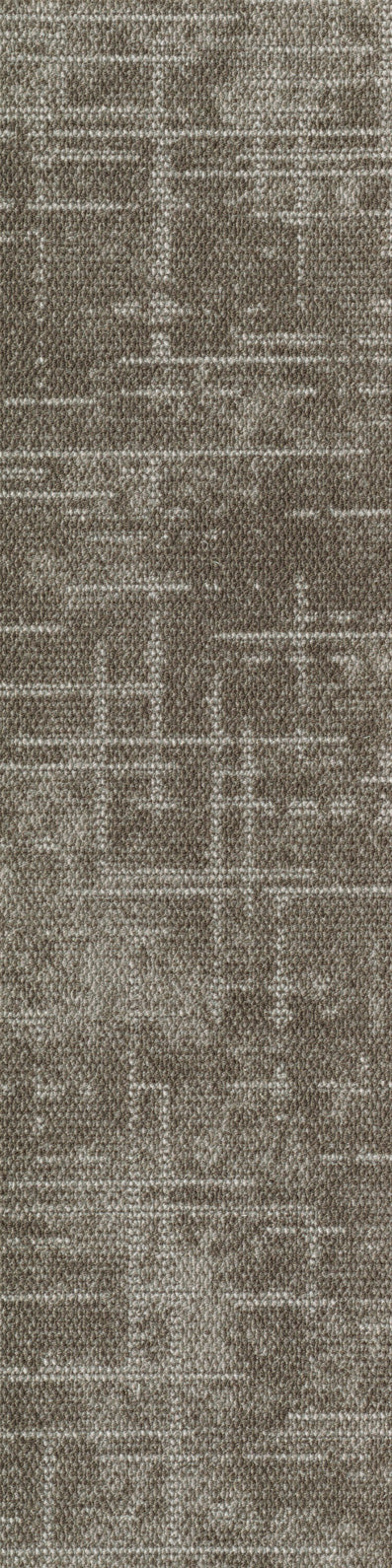 Travera Teppichplanke 25x100cm, Grau Dunkel Warm (880)