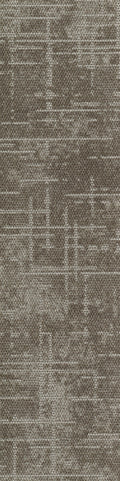 Travera Teppichplanke 25x100cm, Grau Dunkel Warm (880)