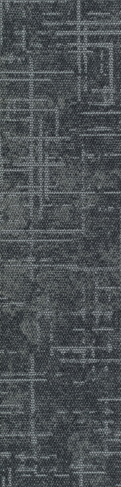 Travera Teppichplanke 25x100cm, Grau Dunkel Dunkler (590)