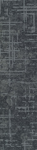 Travera Teppichplanke 25x100cm, Grau Dunkel Dunkler (590)