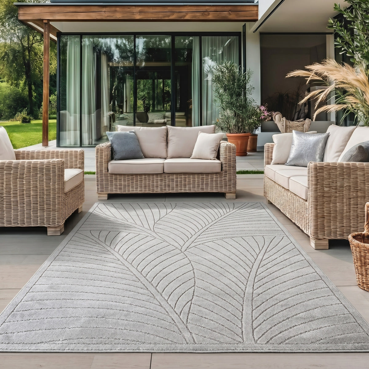 Nova 1203 Silver In-/Outdoor Teppich