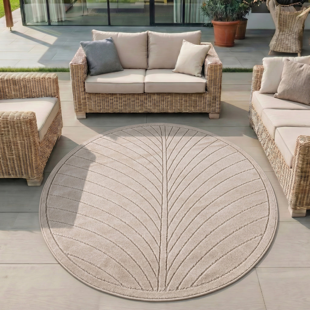 Nova 1204 Beige In-/Outdoor Teppich