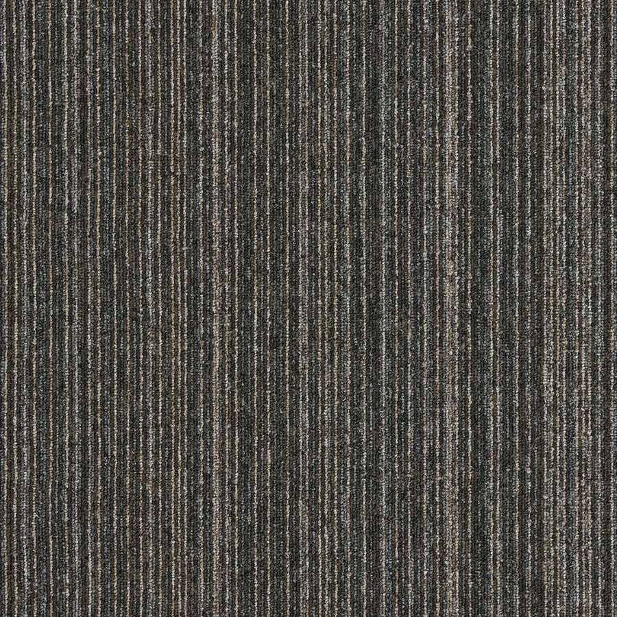 Lineva Teppichfliese 50x50cm, Grau Sehr Dunkel Warm (1008)