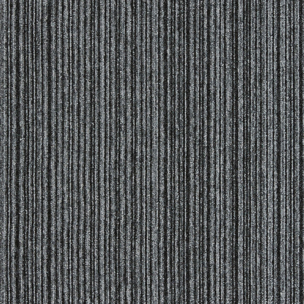Lineva Teppichfliese 50x50cm, Grau Dunkel Dunkler (1003)