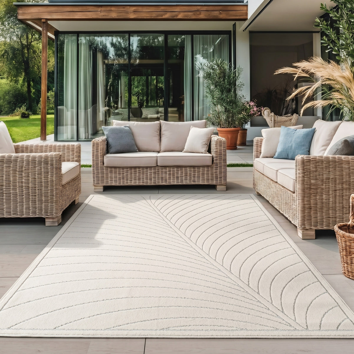 Nova 1204 Cream In-/Outdoor Teppich
