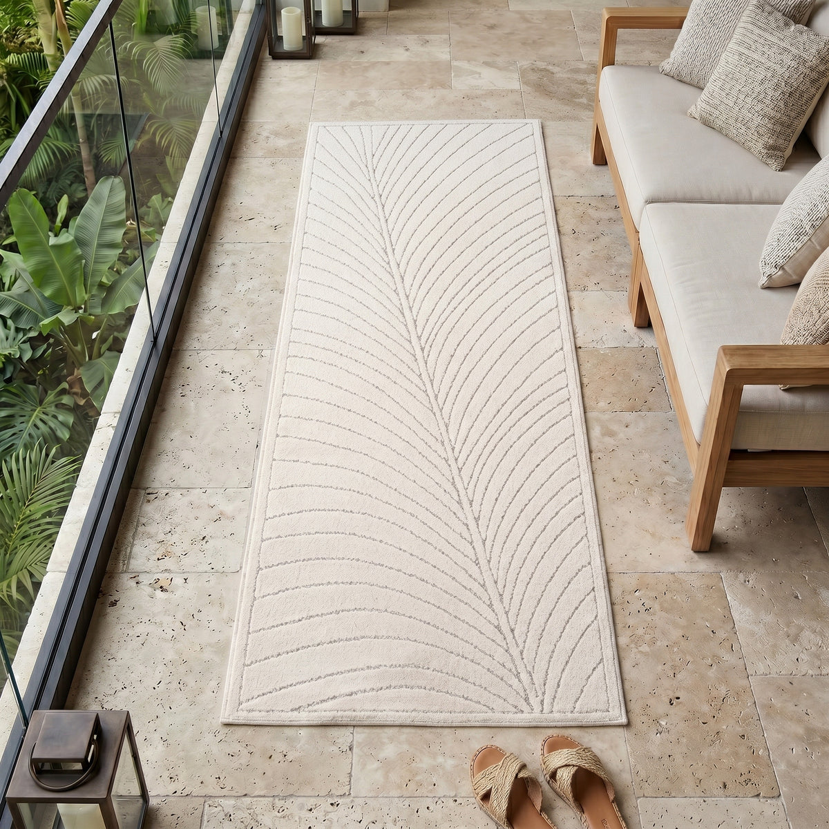 Nova 1204 Cream In-/Outdoor Teppich