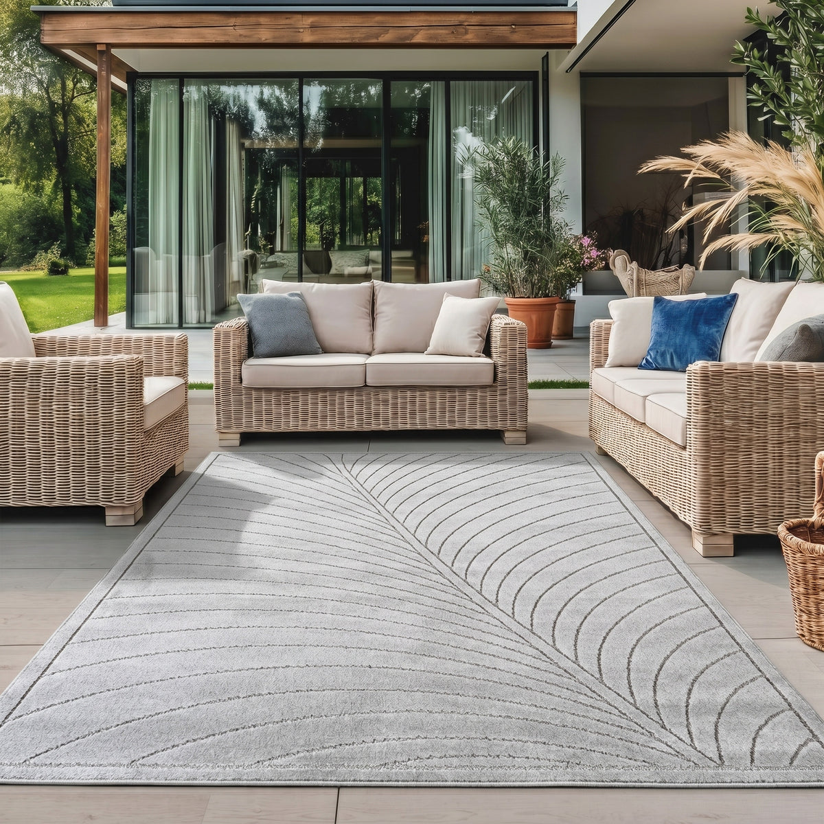 Nova 1204 Silver In-/Outdoor Teppich