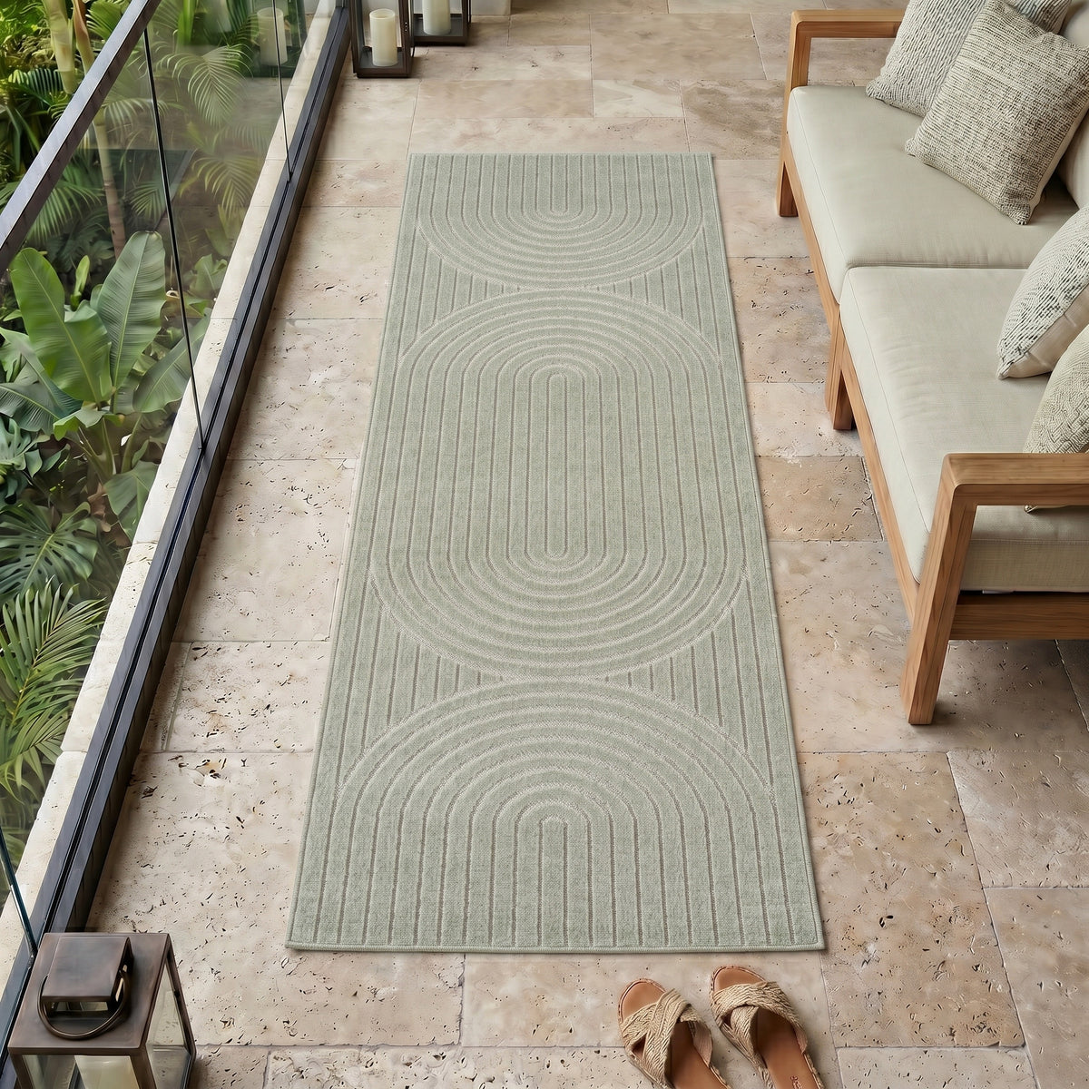 Nova 1201 Green In-/Outdoor Teppich