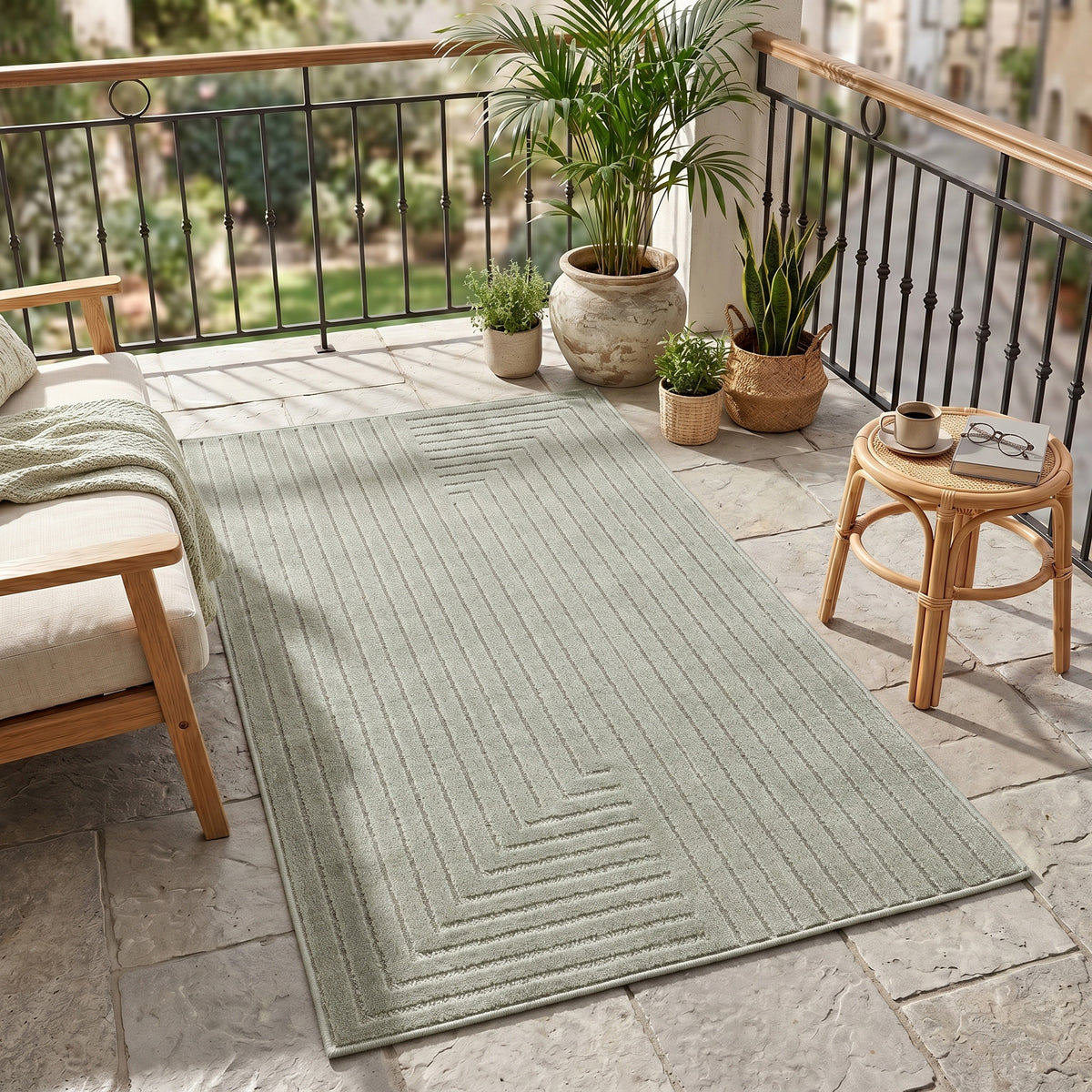 Nova 1202 Green In-/Outdoor Teppich