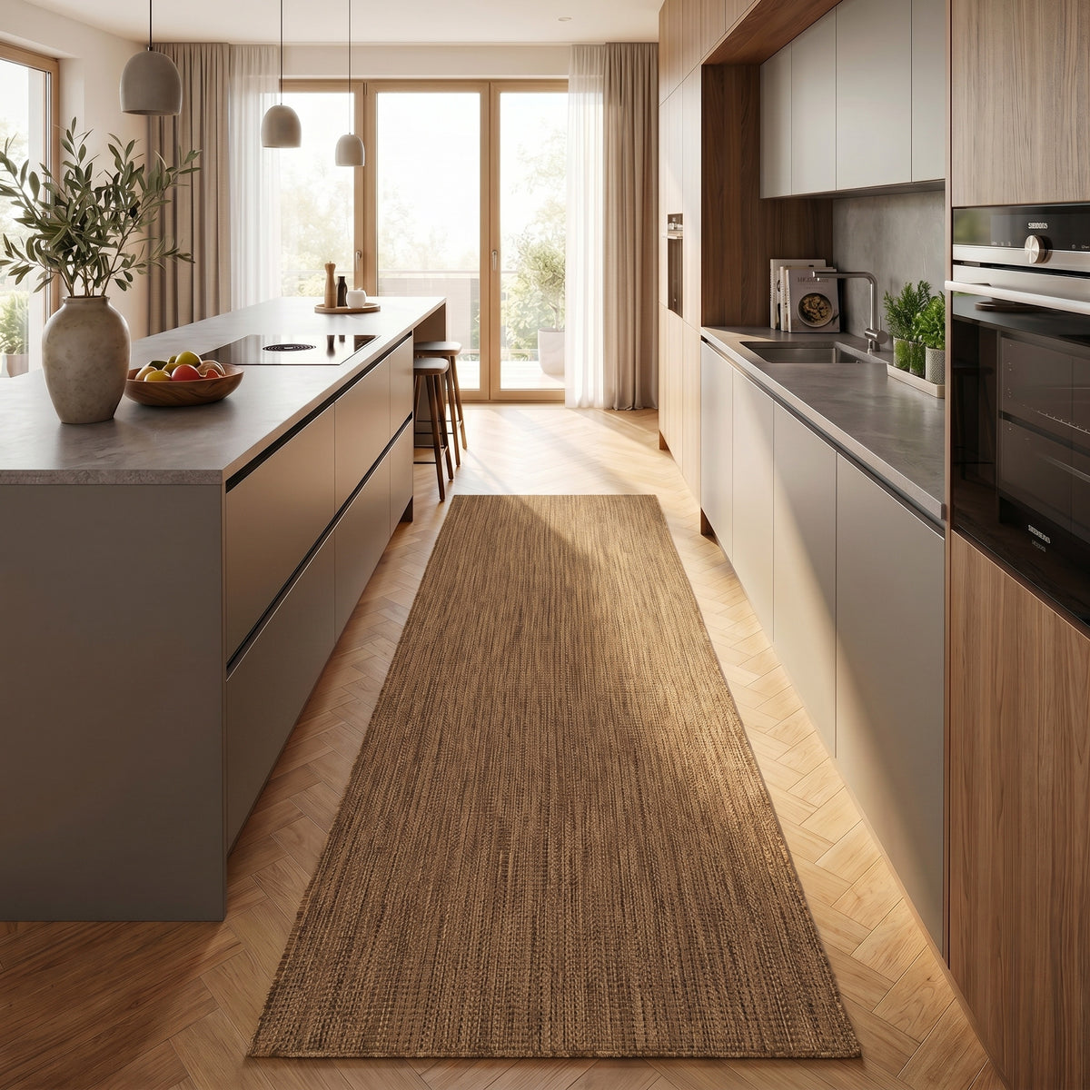 Mira 1450 Braun In-/Outdoorteppich
