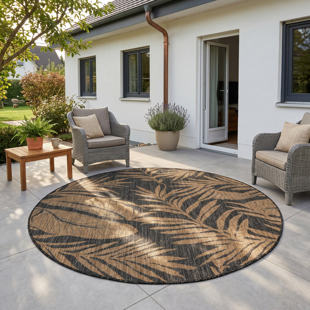Mira 1451 Schwarz In-/Outdoorteppich