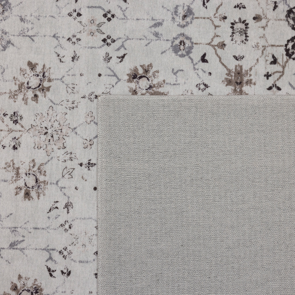 Inka 1142 Creme Kurzflor Teppich waschbar