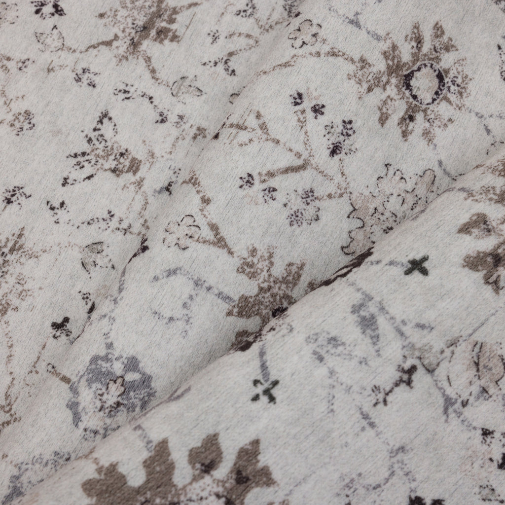 Inka 1142 Creme Kurzflor Teppich waschbar