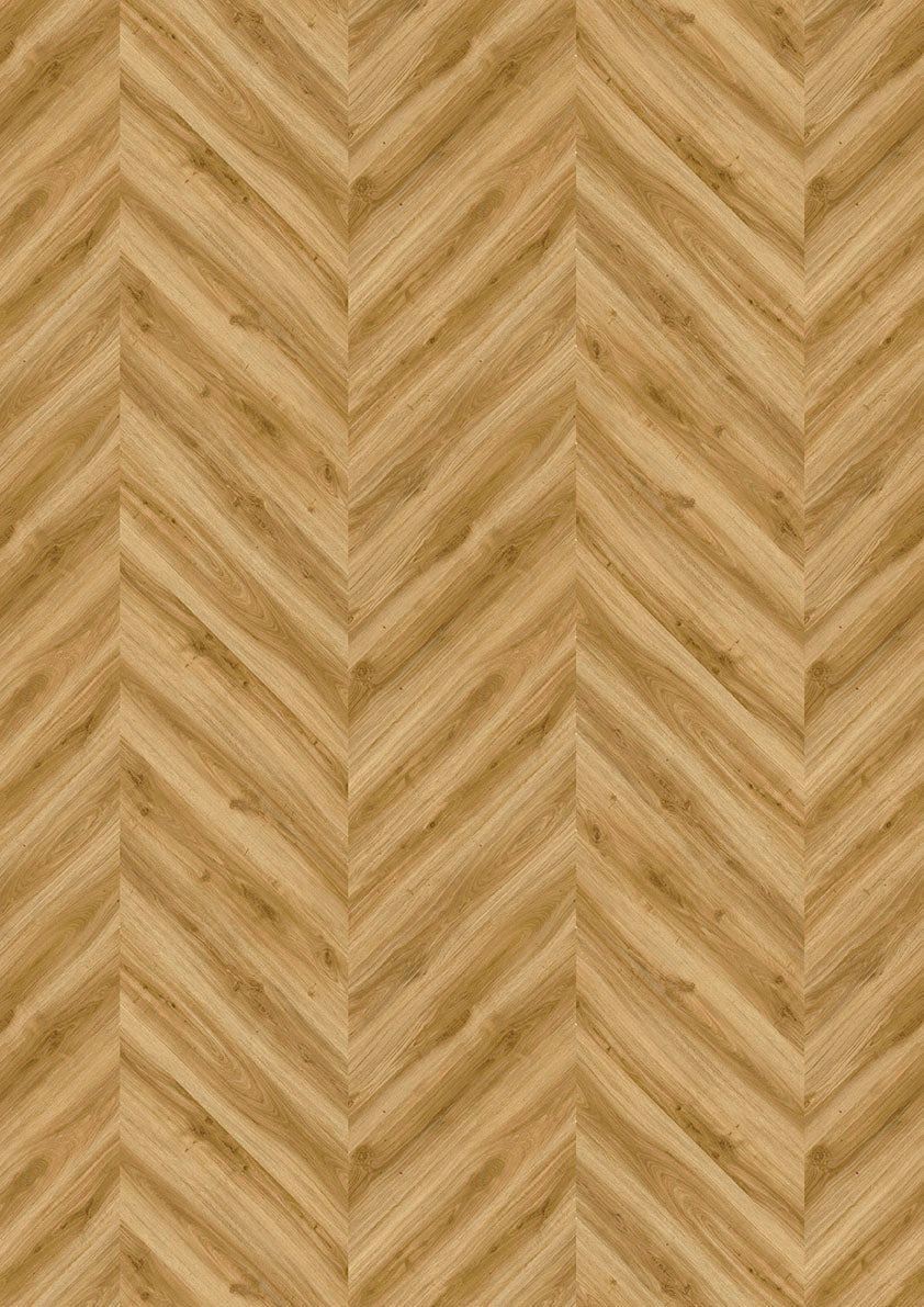 Kiruna Eiche Bernstein Chevron – Klebevinyl 2,5mm