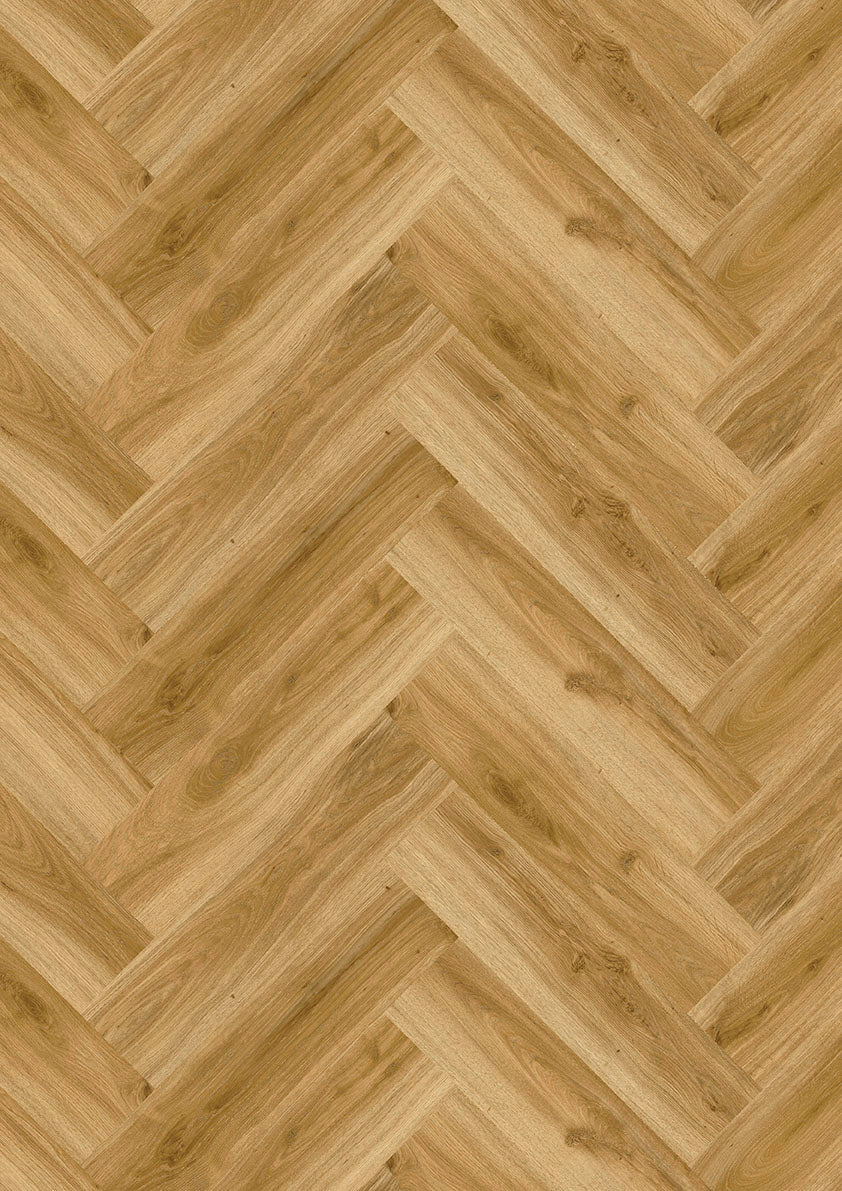 Fenora Eiche Bernstein Fischgrät – Klebevinyl 2,5mm