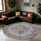 Inka 1144 Beige Kurzflor Teppich waschbar