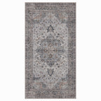 Inka 1144 Beige Kurzflor Teppich waschbar