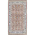 Inka 1145 Terrakotta Kurzflor Teppich waschbar