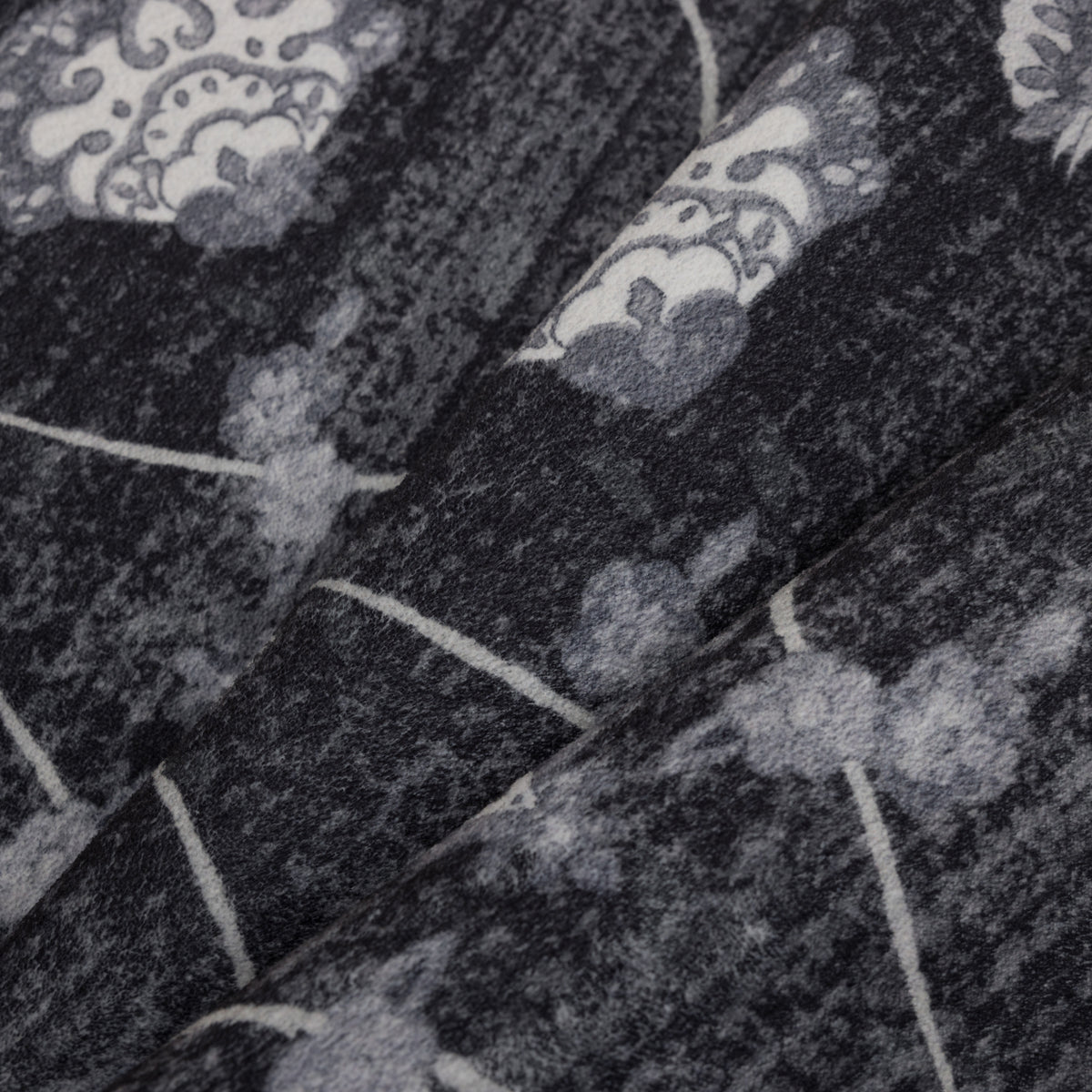 Inka 1146 Schwarz Kurzflor Teppich waschbar