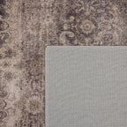 Inka 1147 Braun Kurzflor Teppich waschbar