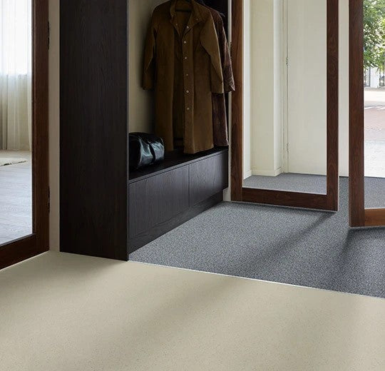 Brixena Sauberlaufmatte 55 × 90 cm | Farbe: Steingrau | Raumbild 1 (Beispielbild, Farbe kann abweichen)