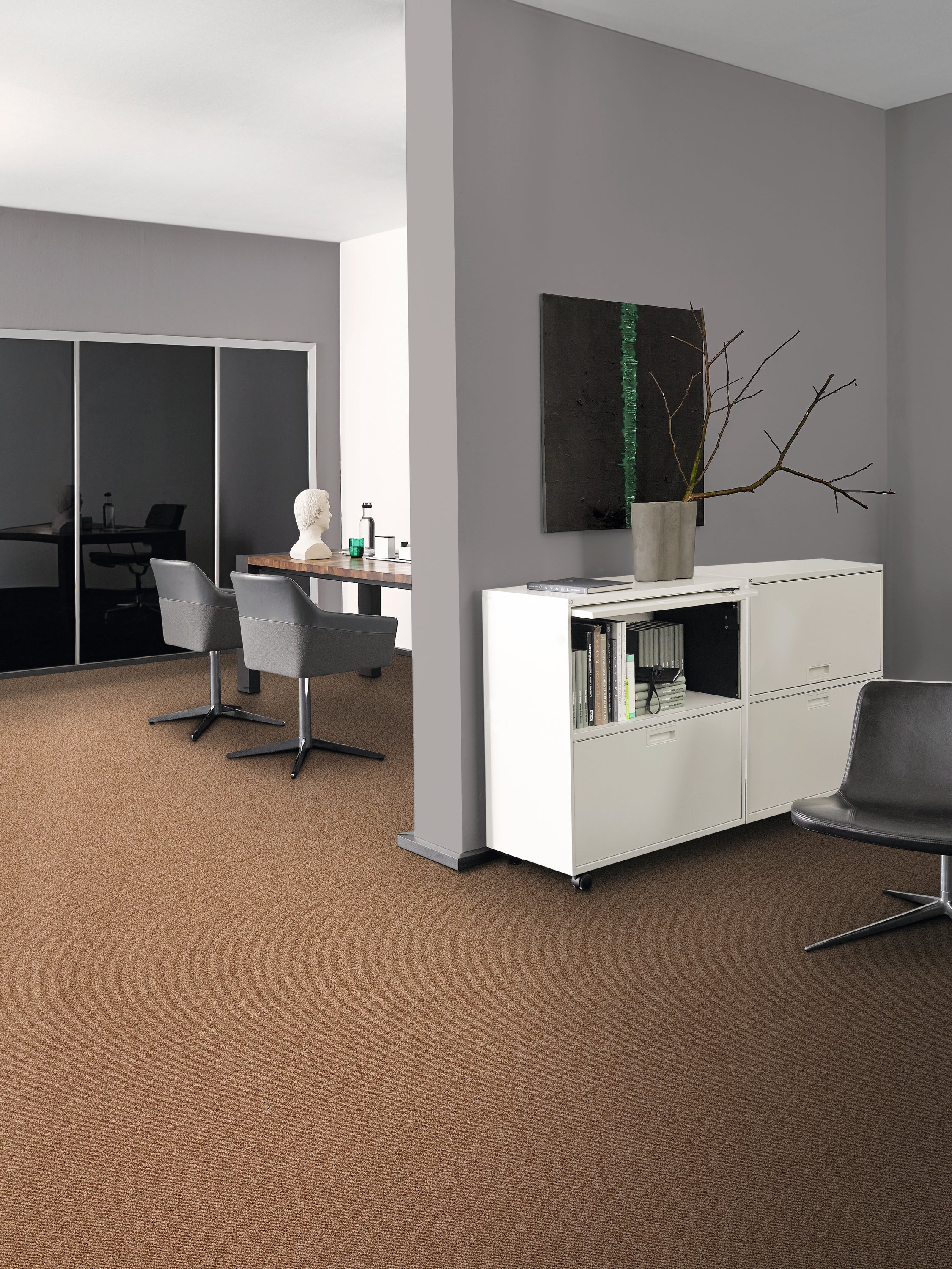 Vorwerk Arena Teppichboden | Farbe: Haselnuss (2G07) | Raumansicht
