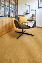 Vorwerk Nutria Melange Teppichboden | Farbe: Haselnuss Hell (2G22) | Raumansicht