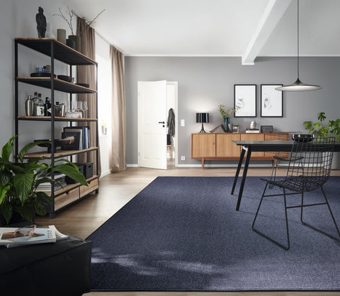 Vorwerk Vito Teppichboden | Farbe: Nachtblau (3S33) | Raumansicht