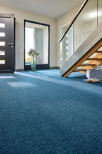 Vorwerk Rondo Teppichboden | Farbe: Jeansblau Dunkel (3S48) | Raumansicht