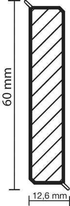Feldwin Sockelleiste 60mm