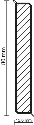 Feldwin Sockelleiste 80mm
